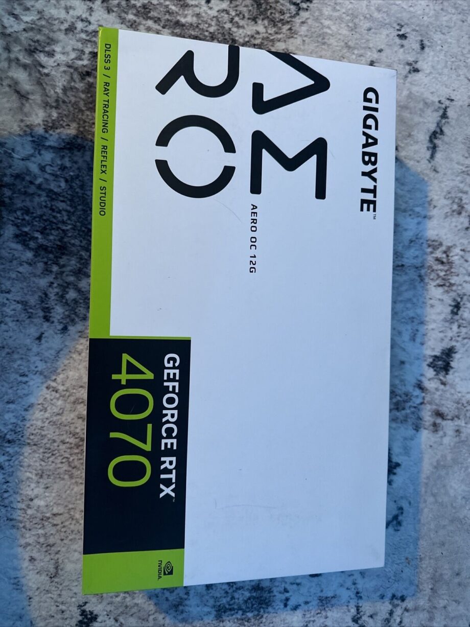 New GIGABYTE GeForce RTX 4070 AERO OC 12GB GDDR6X