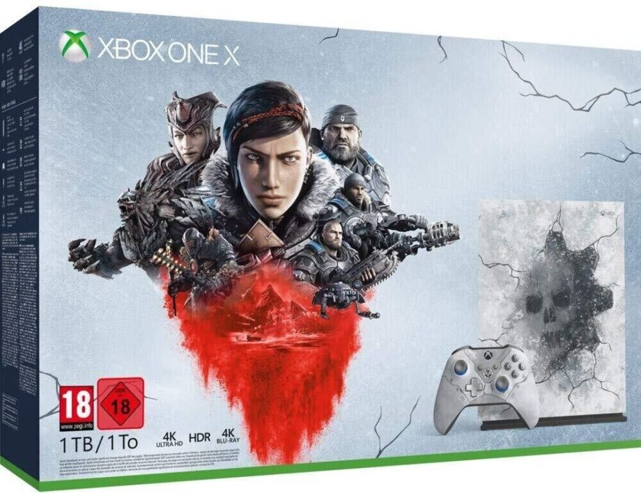 New Xbox One X 1TB Gears 5 Limited Edition 2 Wireless Controller