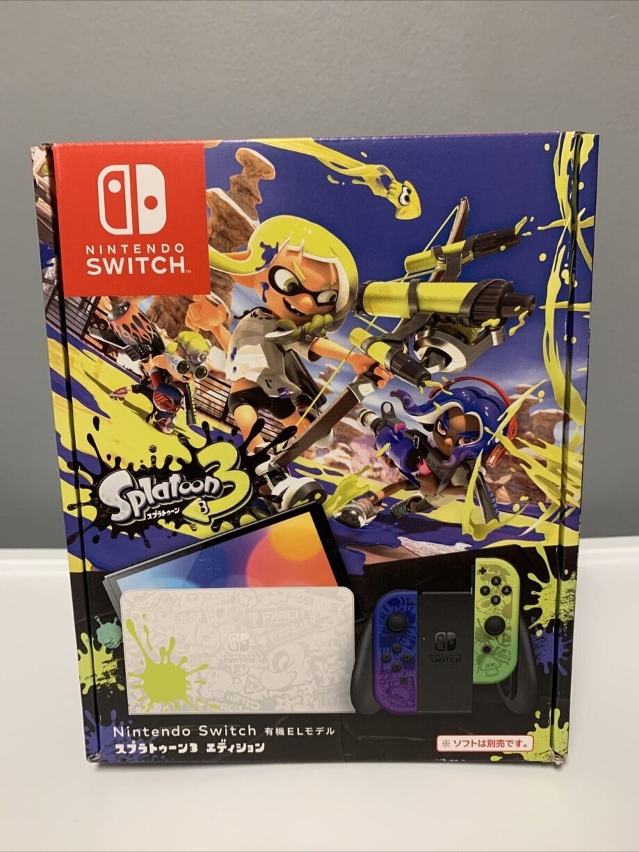 New Nintendo Switch (OLED Model) HEG-001 Splatoon 3 Edition