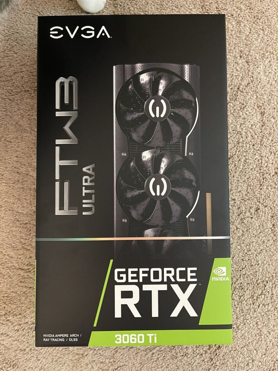 New EVGA GeForce RTX 3060 Ti FTW3 ULTRA GAMING 8GB GDDR6
