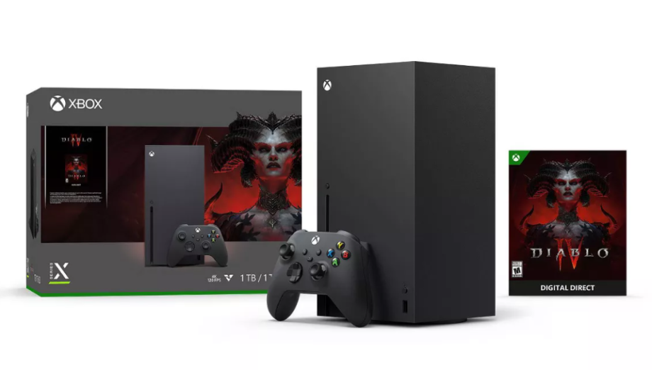 New Microsoft Xbox Series X 1TB Console Diablo IV Bundle Black